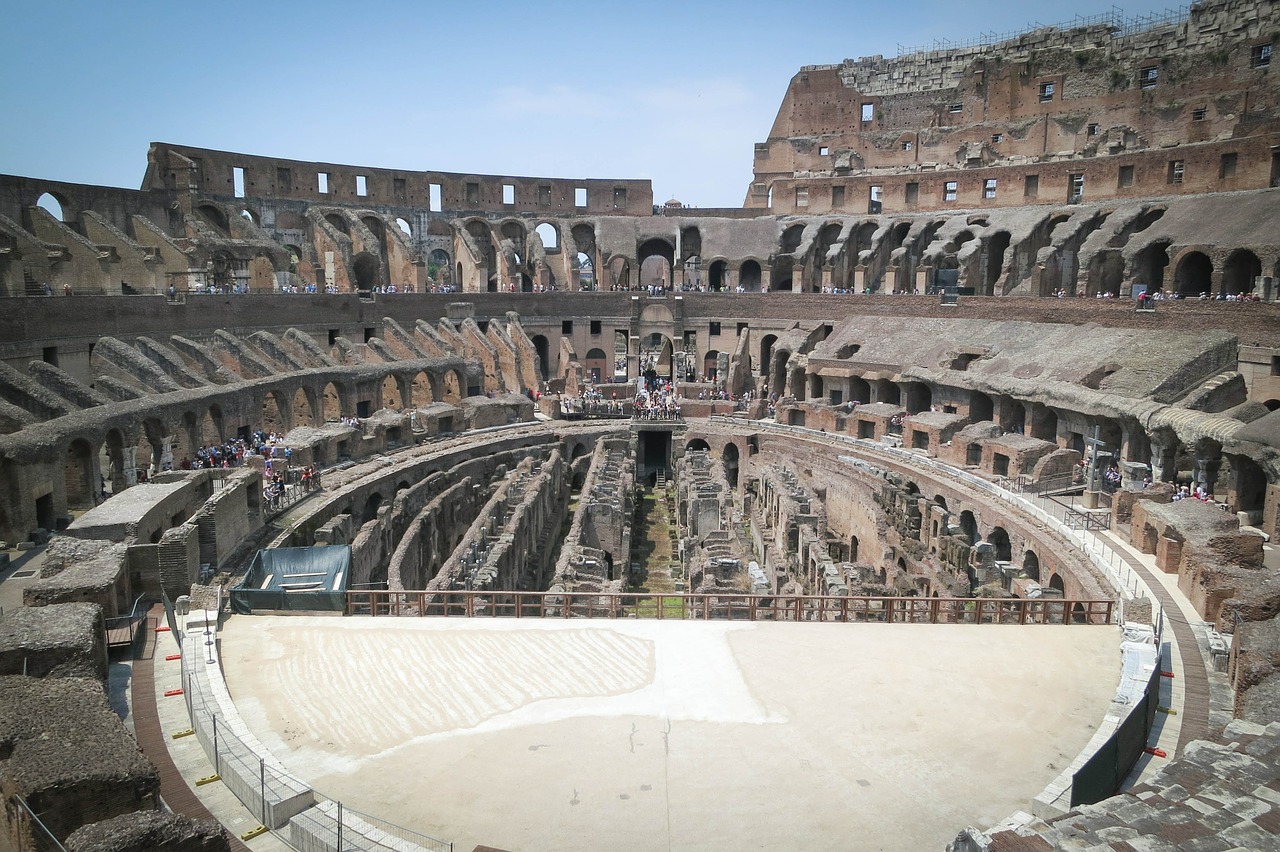 Coliseo romano por dentro